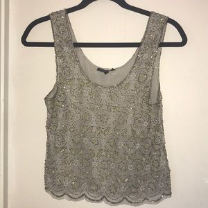 Topshop  beaded crop top